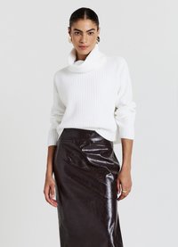 Calliope DOLCEVITA TINTA UNITA - Strickpullover - bianco lana