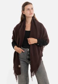 Knit Factory Sjaal - midnight plum