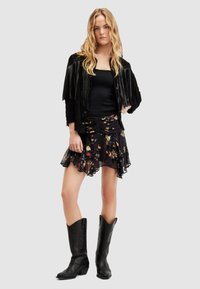 AllSaints ERICA KORA SKIRT - Minifalda - black