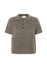 My Essential Wardrobe PALOMA - Polo shirt - brown melange