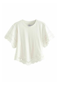 Next SHORT SLEEVE BRODERIE - Bluse - white