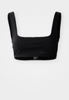 SQUARE NECK COMPRESSION SWIM - Haut de bikini - black