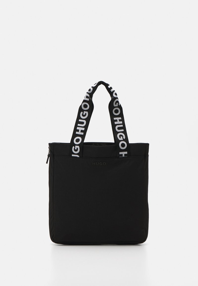 HUGO LUKA TOTE UNISEX - Geantă de pânză - black