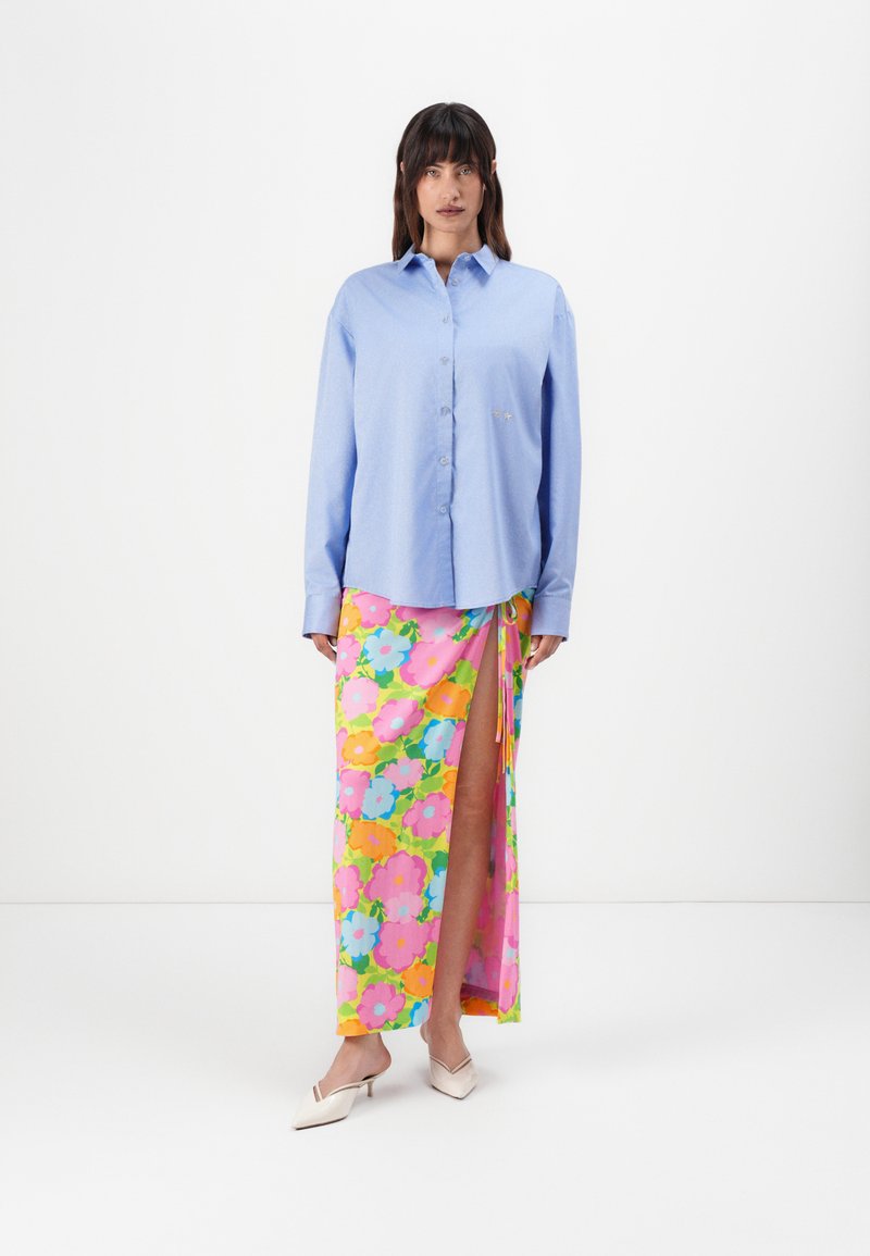 CHIARA FERRAGNI Overhemdblouse blauw