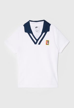 Nike Sportswear YOON TOP - Polo - white/armory navy