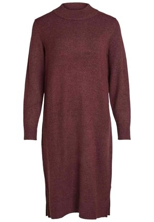 VIRIL CREW NECK MIDI DRESS - Abito in maglia - winetasting