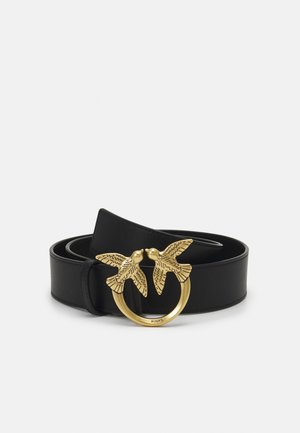 LOVE BERRY SIMPLY BELT VITELLO SETA - Pásek - nero oro