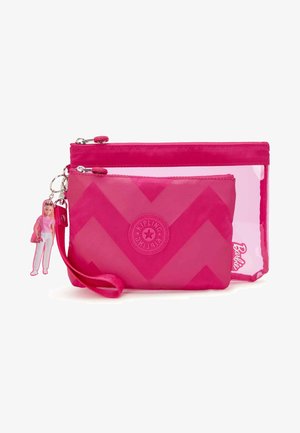 Kipling DUO POUCH L X BARBIE, - Sac à main - power pink transpant