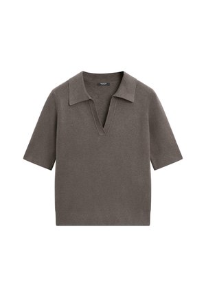 Polo - mottled brown
