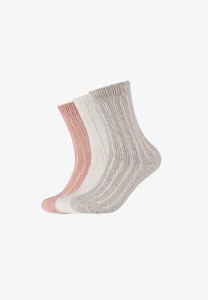 s.Oliver, 3 PACK - Sokken - offwhite melange