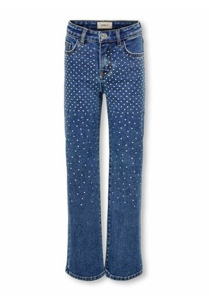 MIT WEITEM BEIN KOGJUICY WEITER BEINSCHNITT - Flared jeans - medium blue denim