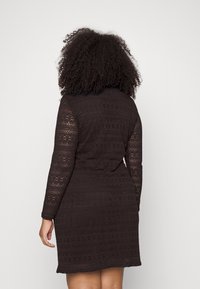 EVOKED VILA VIAVELINE V NECK DRESS - Denní šaty - Birch Pae/modrá