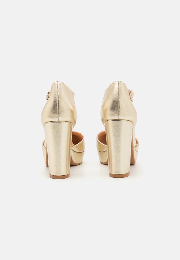 Platform heels - gold3