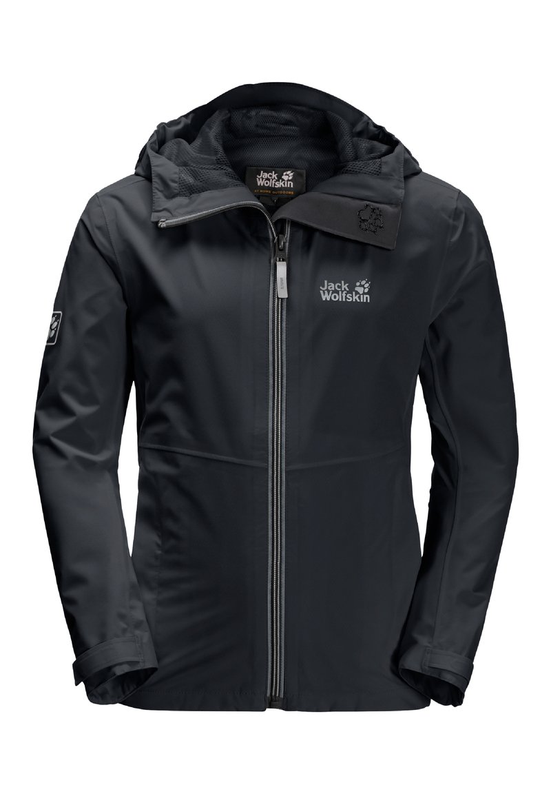 Kinder Sportbekleidung | Jack Wolfskin SHELL Outdoorjacke phantom/schwarz - EF90625 Kinder Sportbekleidung | Jack Wolfskin SHELL Outdoorjacke phantom/schwarz - EF90625