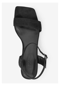 Next SIMPLE  - Sandaalit nilkkaremmillä - black textile