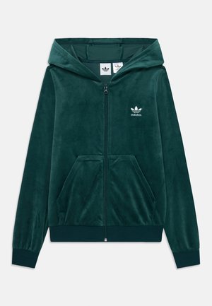 adidas Originals HOODIE - Sweatjakke - aurora ivy/white