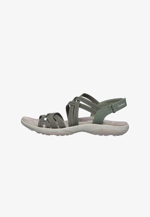 Skechers REGGAE SLIM - GETAWAY - Sandalias de senderismo - verde