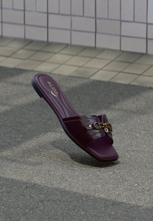 ALDO, ALAMASSI - Pantolette flach - burgundy