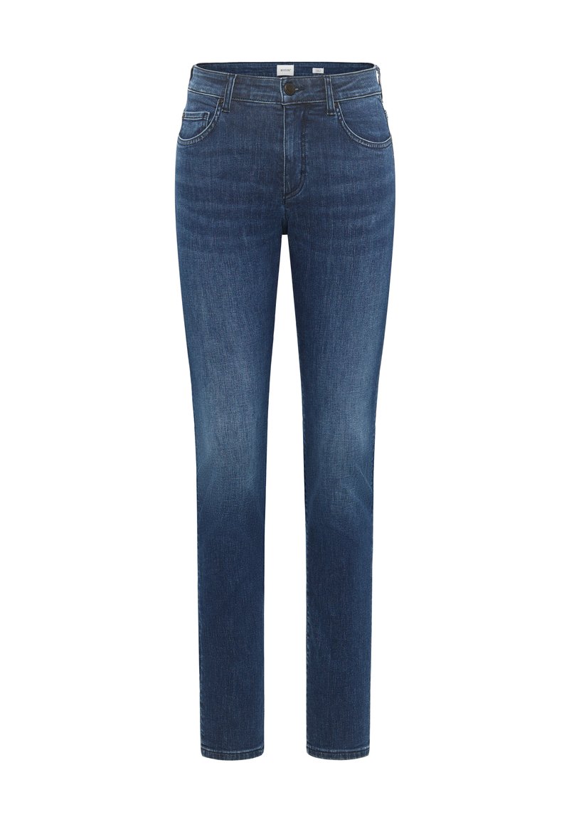 mustang Slim fit jeans donkerblauw