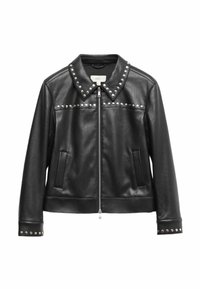 Kunstlederjacke - black
