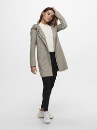 ONLY Tall ONLPIPER BOSTON - Halflange jas - whisper white/crème