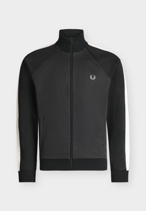 Fred Perry, CONTRAST - Sweat zippé - anchor grey