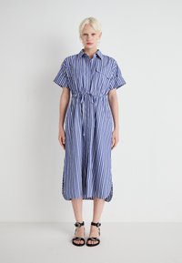 GAP CUTOUT MIDI SHIRTDRESS - Kreklkleita - blue