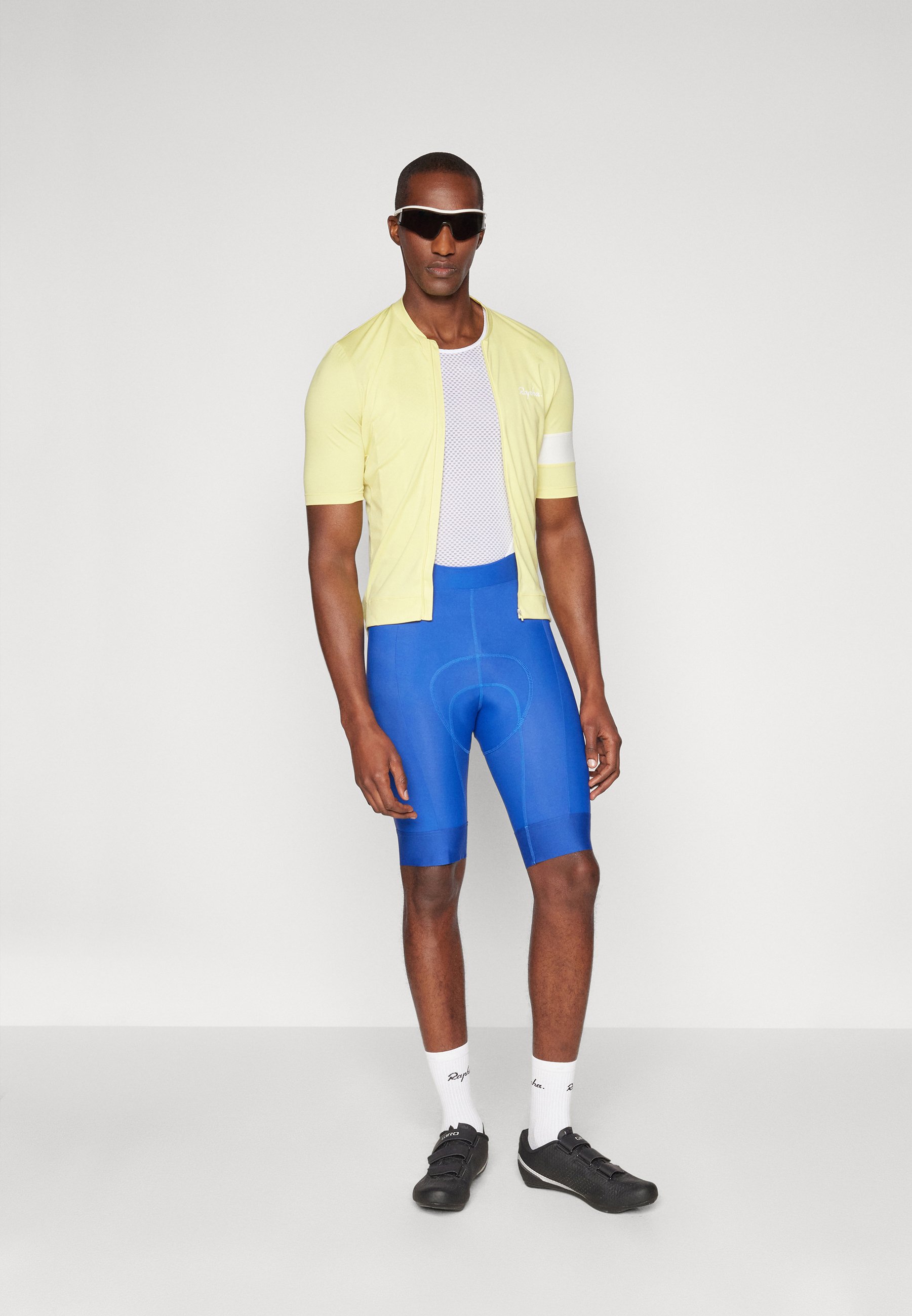 Rapha MEN'S CORE - Maillot de ciclismo - canary yellow/white