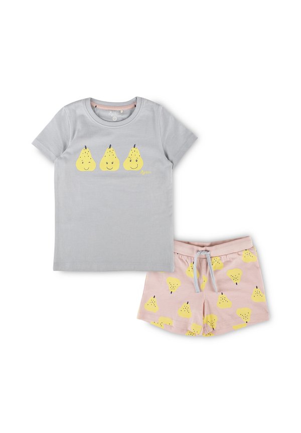 SET - Nachtwäsche Set - hellblau rosa shorty