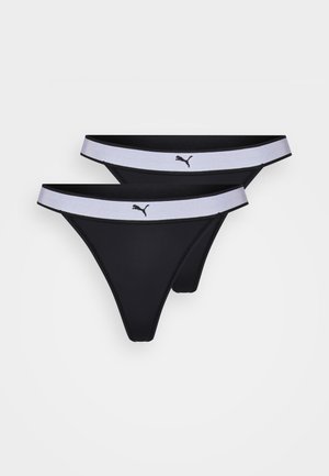 WOMEN TANGA 2 PACK - String - black