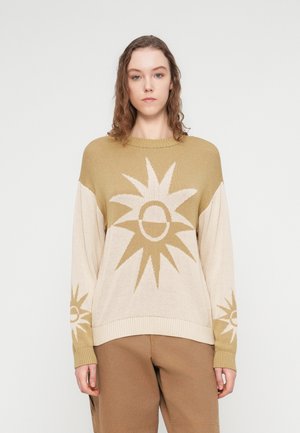 REVERSE HEAT  - Striktrøje - green ash