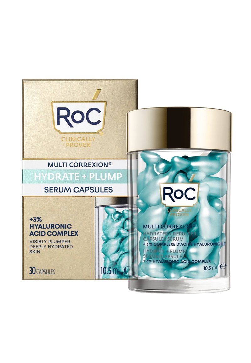 Roc Skincare ROC MULTI CORREXION HYDRATE + PLUMP SERUM CAPSULES 30 CT ...