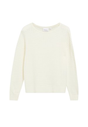 comma, STRICKPULLOVER - Maglione - creme