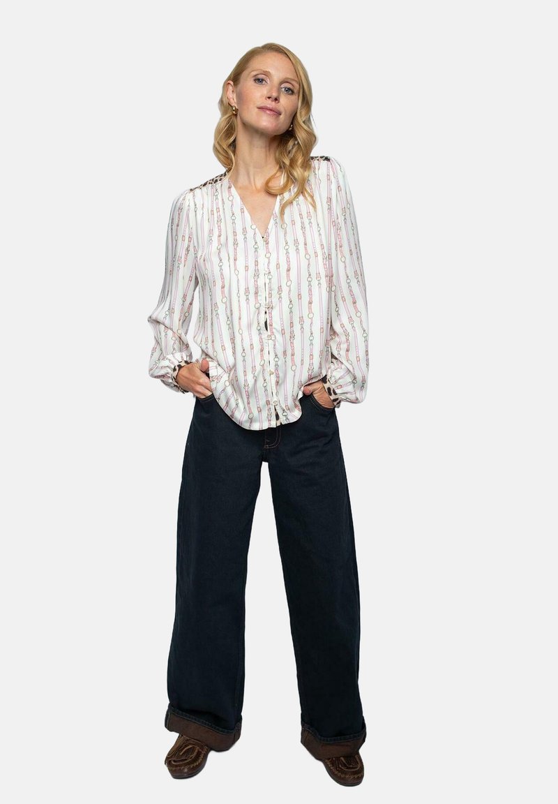 Emily van den Bergh Bluse - rose peach belts