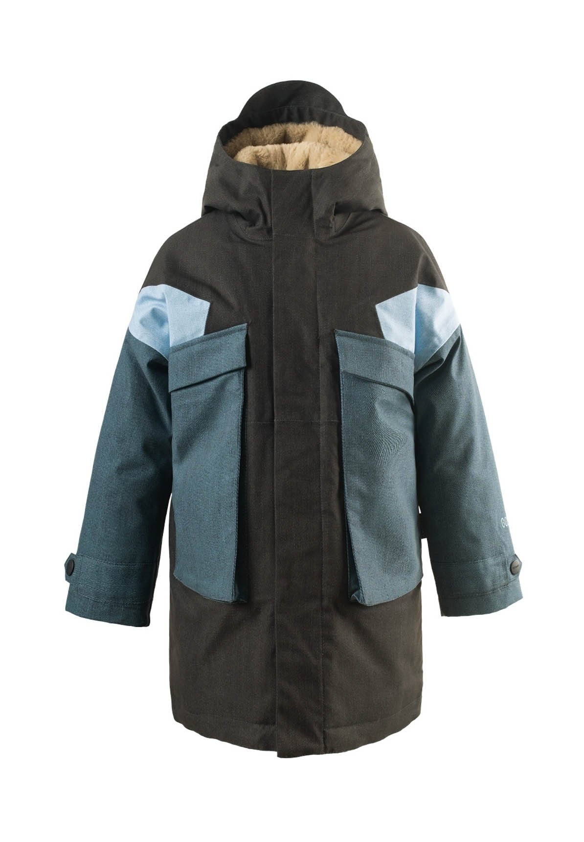 goocollection2020 Gosoaky CITY FOX - Wintermantel - denim multi/blauw denim