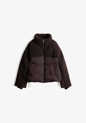 OPUS, LOOSE FIT RIBBED TEXTURE - Giacca invernale - affogato