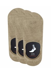 FALKE FAMILY INVISIBLE 3-PACK - Enkelsokken - sand mel