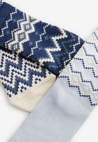 Next 3 PACK REGULAR FIT - Calze - blue fairisle