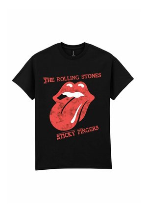 ROLLING STONES STICKY FINGERS TONGUE - Printtipaita - black