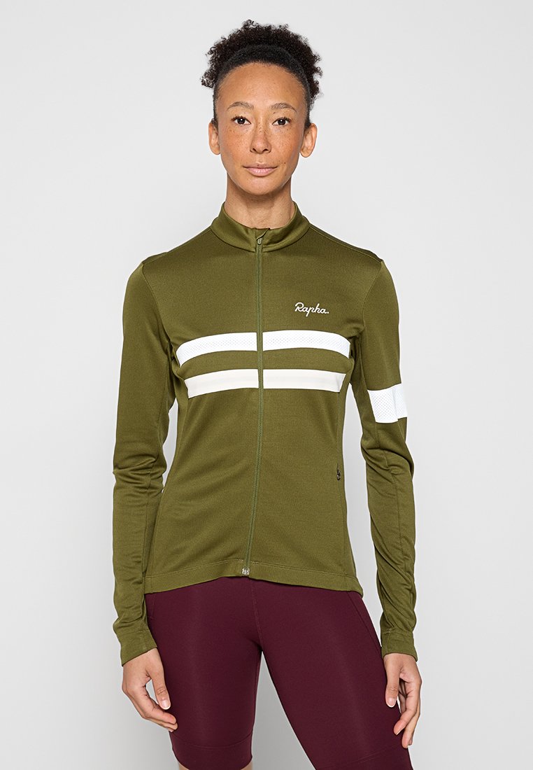 Rapha Wielershirt olijfgroen