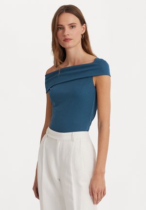 GIANINA SLEEVELESS - Lihtne T-särk - indigo dusk