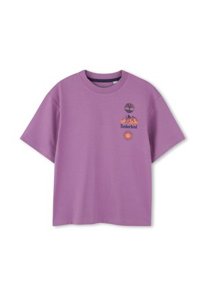 SHORT SLEEVES TEE - Print T-shirt - cassis