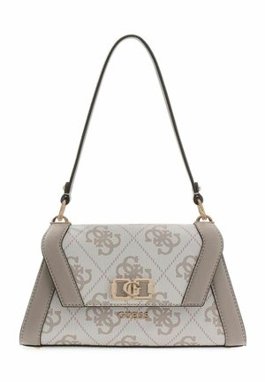 KARNILLA FLAP SHOULDER - Sac à main - dark taupe logo