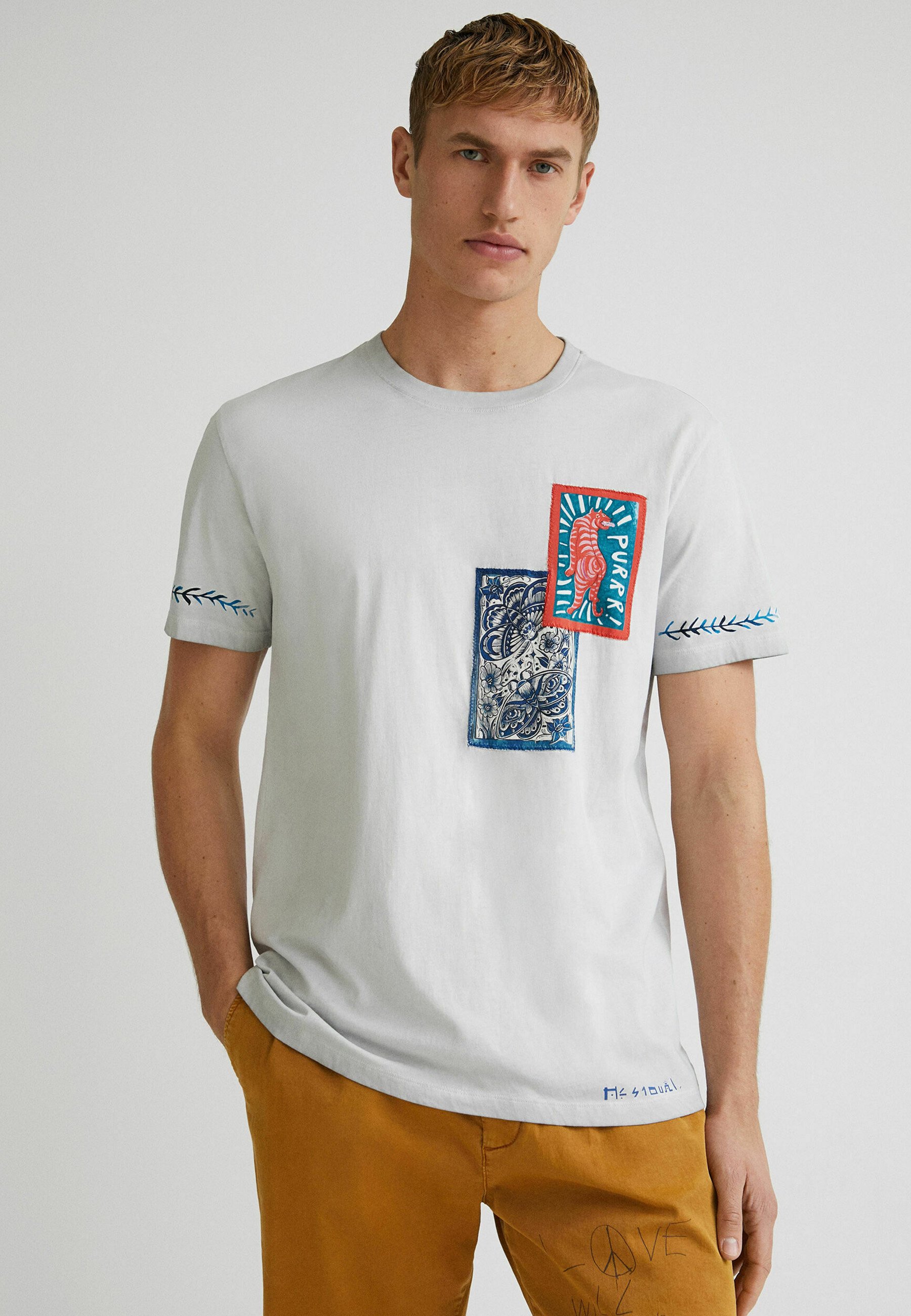Desigual T-shirt con stampa - white/bianco - Zalando.it