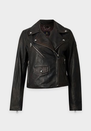 Belstaff, SIENNA BIKER DISTRESS - Læderjakker - bark