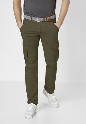 MONCTON STYLE - Cargo trousers - oliv