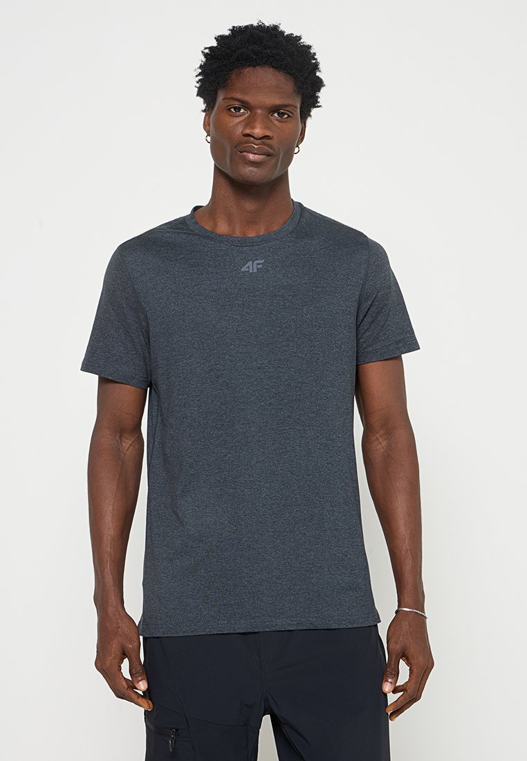 4F Sport T-shirt donkergrijs gemêleerd