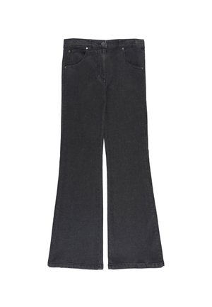 Stella McCartney Kids CON LOGO - Flared jeans - black