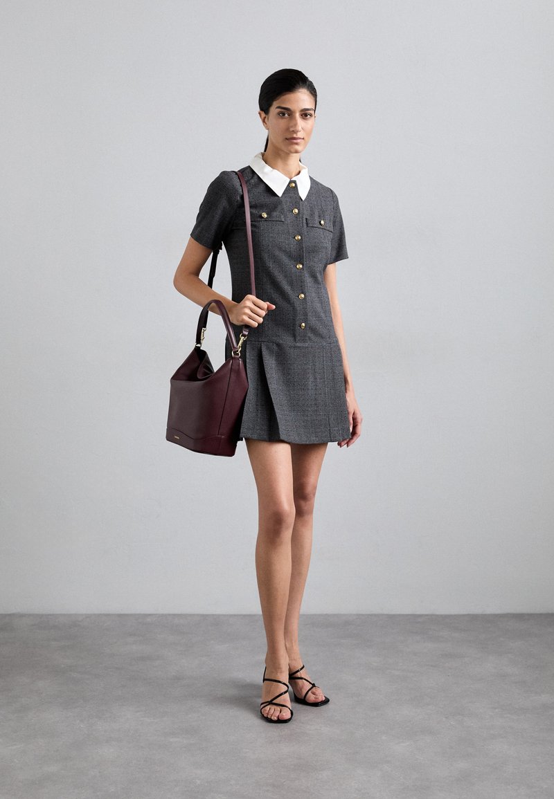 sandro grey dress Sandro Knitted Maxi Dress