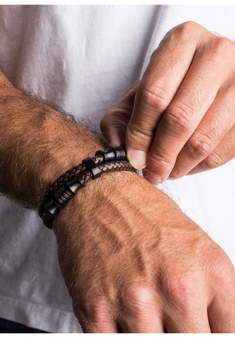 Akitsune - GRACILITAS  - Bracelet - black brown, Enlarge
